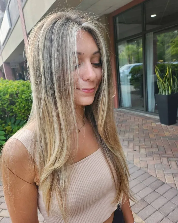 Lowcountry client with sun-kissed balayage